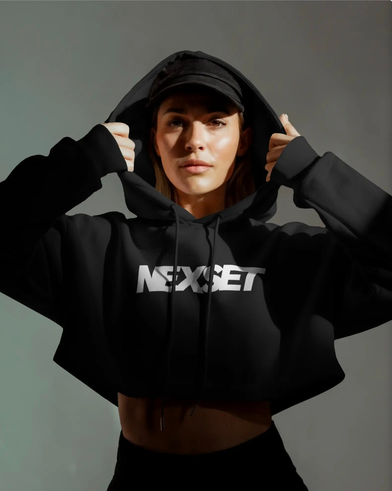 🖤Crop Hoodies