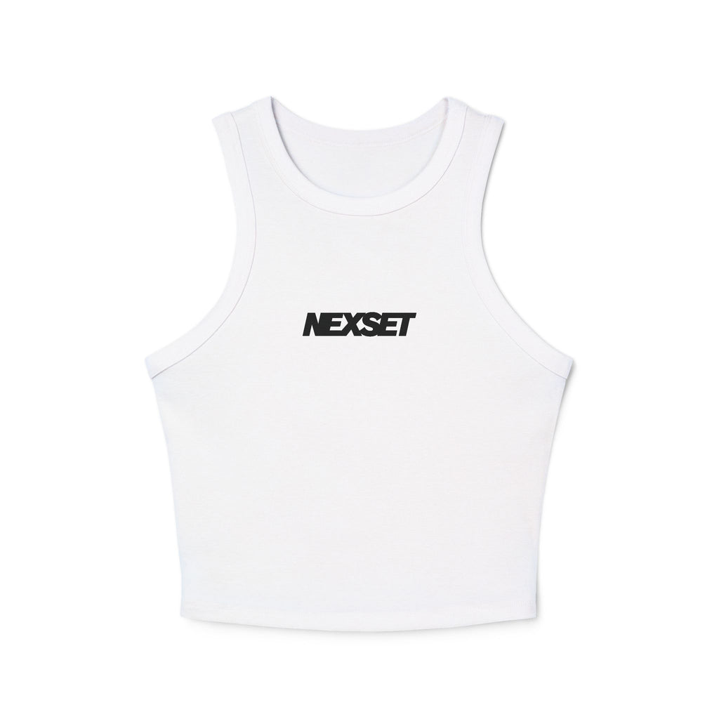 NEXSET "Essential Logo Rib Racer Tank"