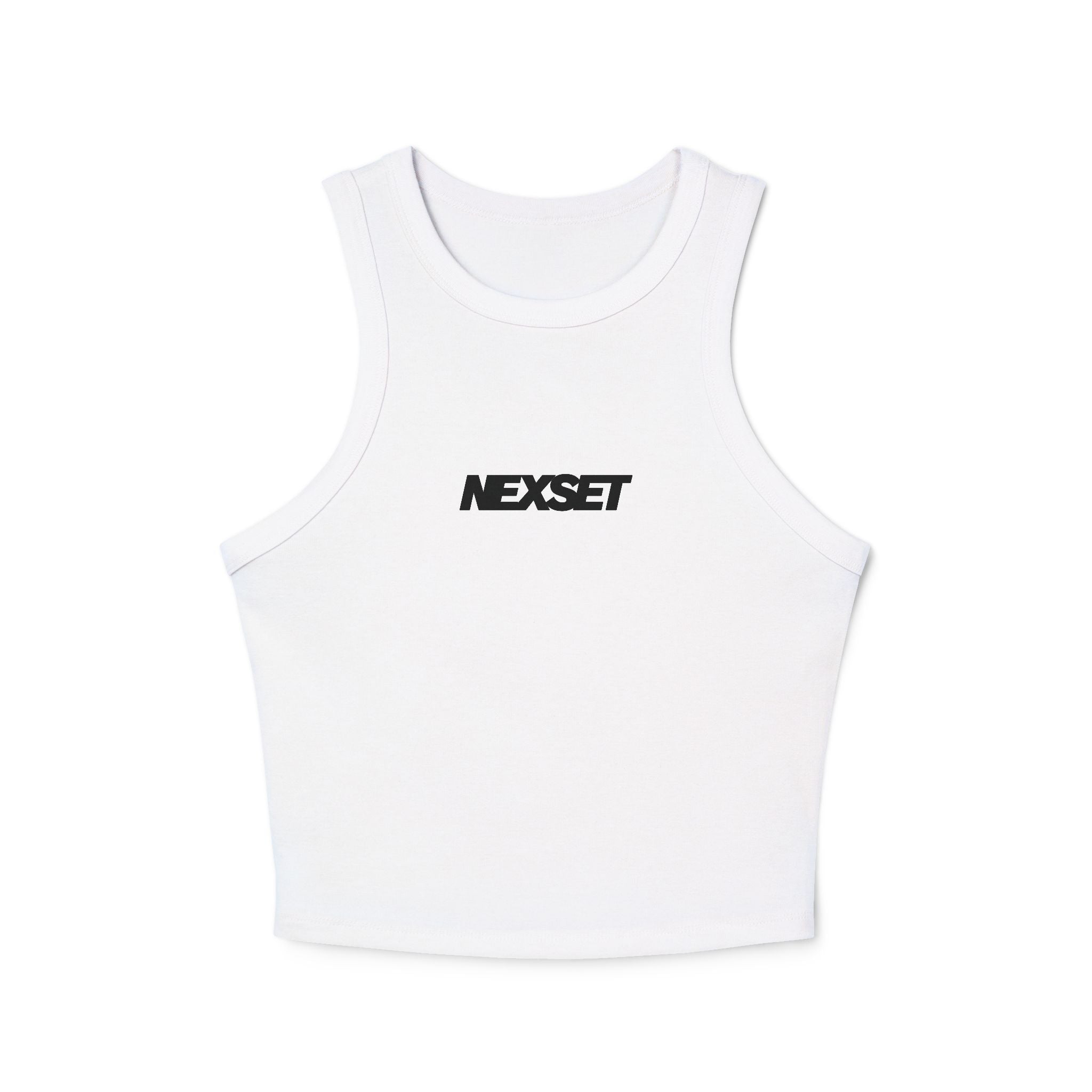 NEXSET "Essential Logo Rib Racer Tank"