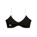 NEXSET Ruched V-Neck Sports Bra
