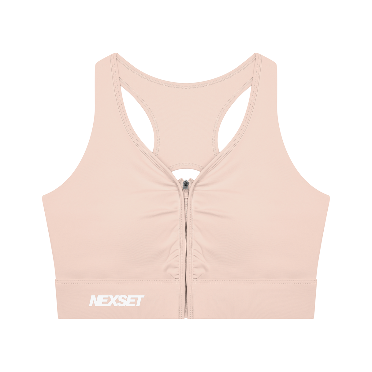 Women’s NEXSET Cropped Zip Yoga Sports Bra