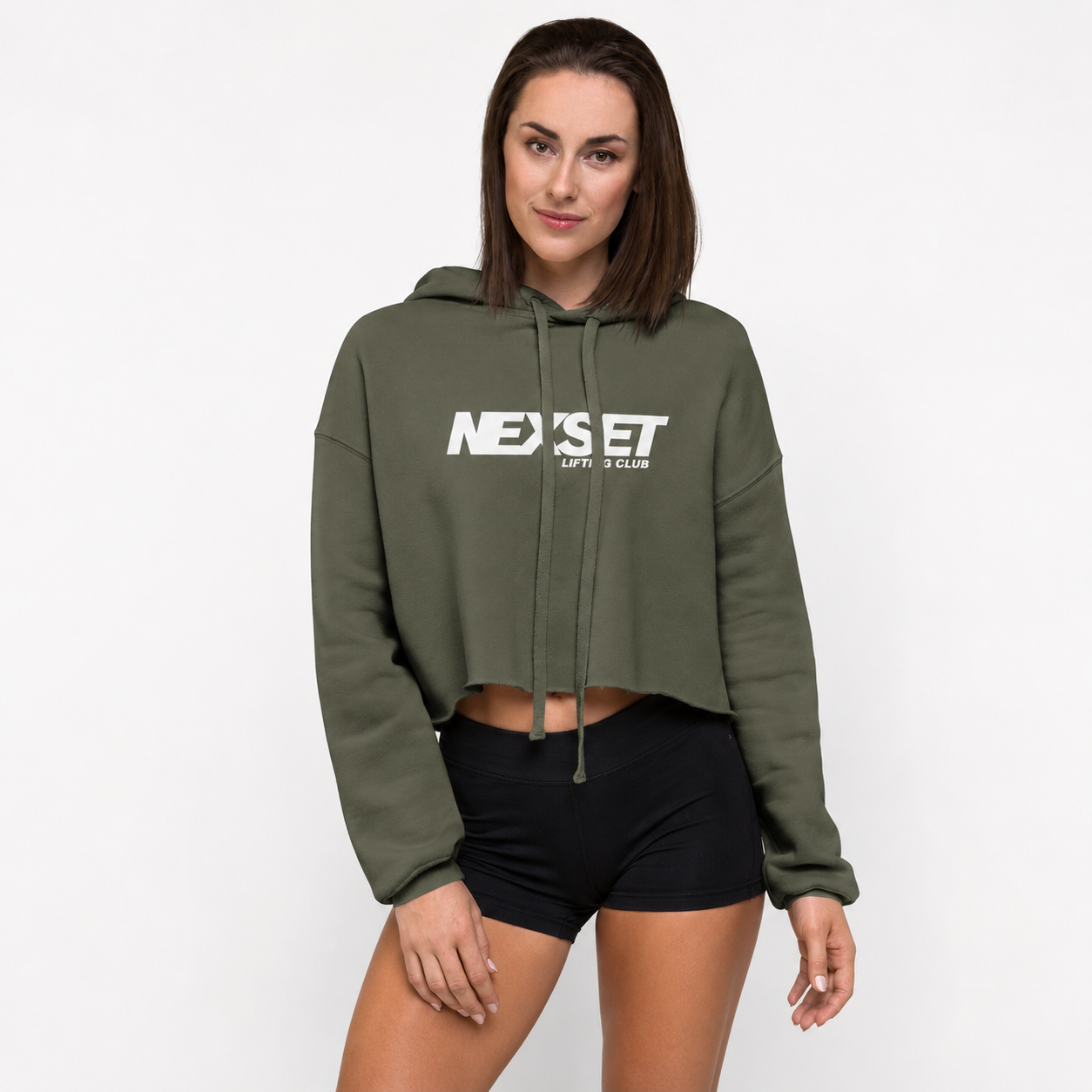 Lifting Club Crop Hoodie