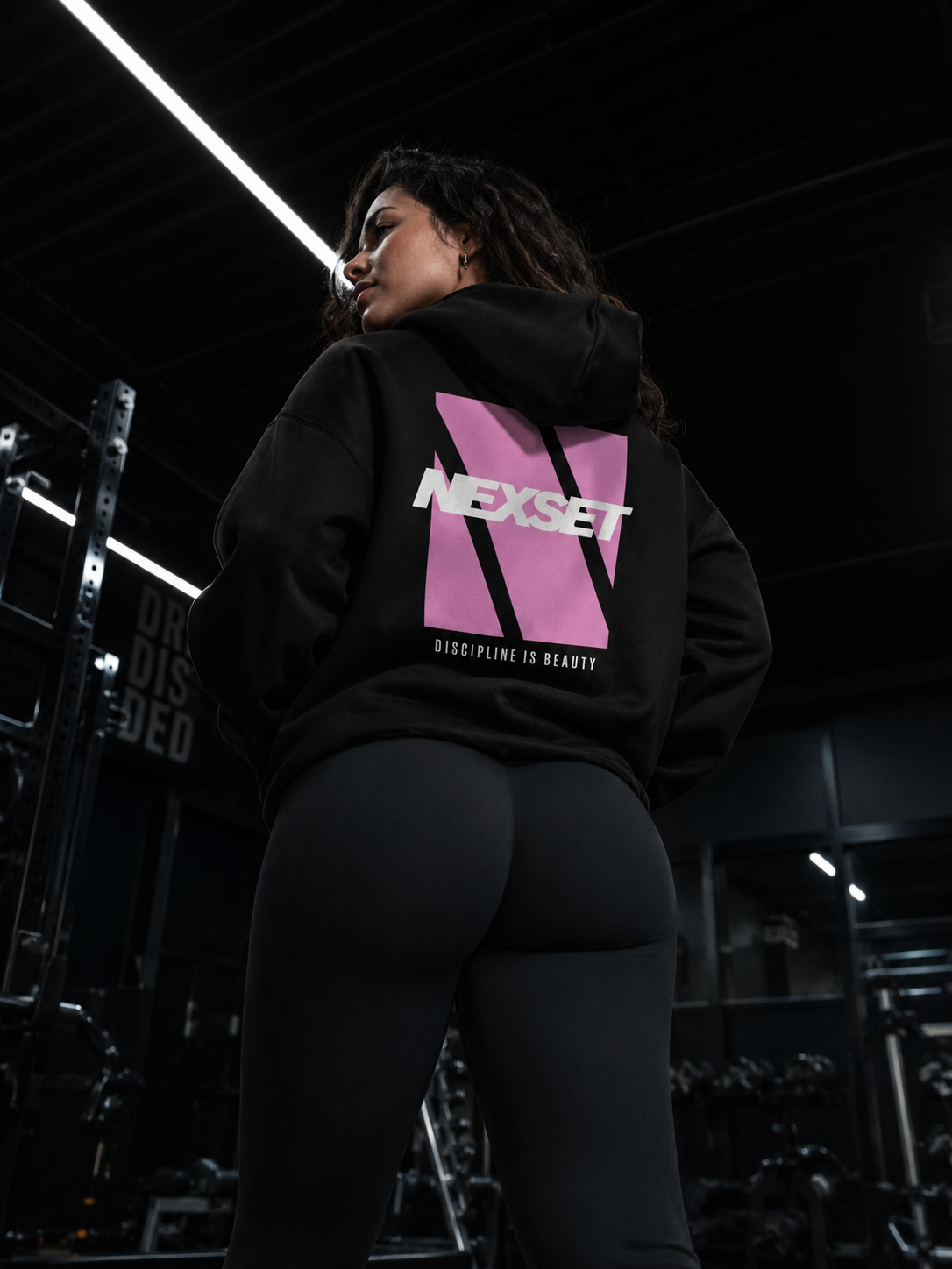Discipline Is Beauty Oversized Hoodie
