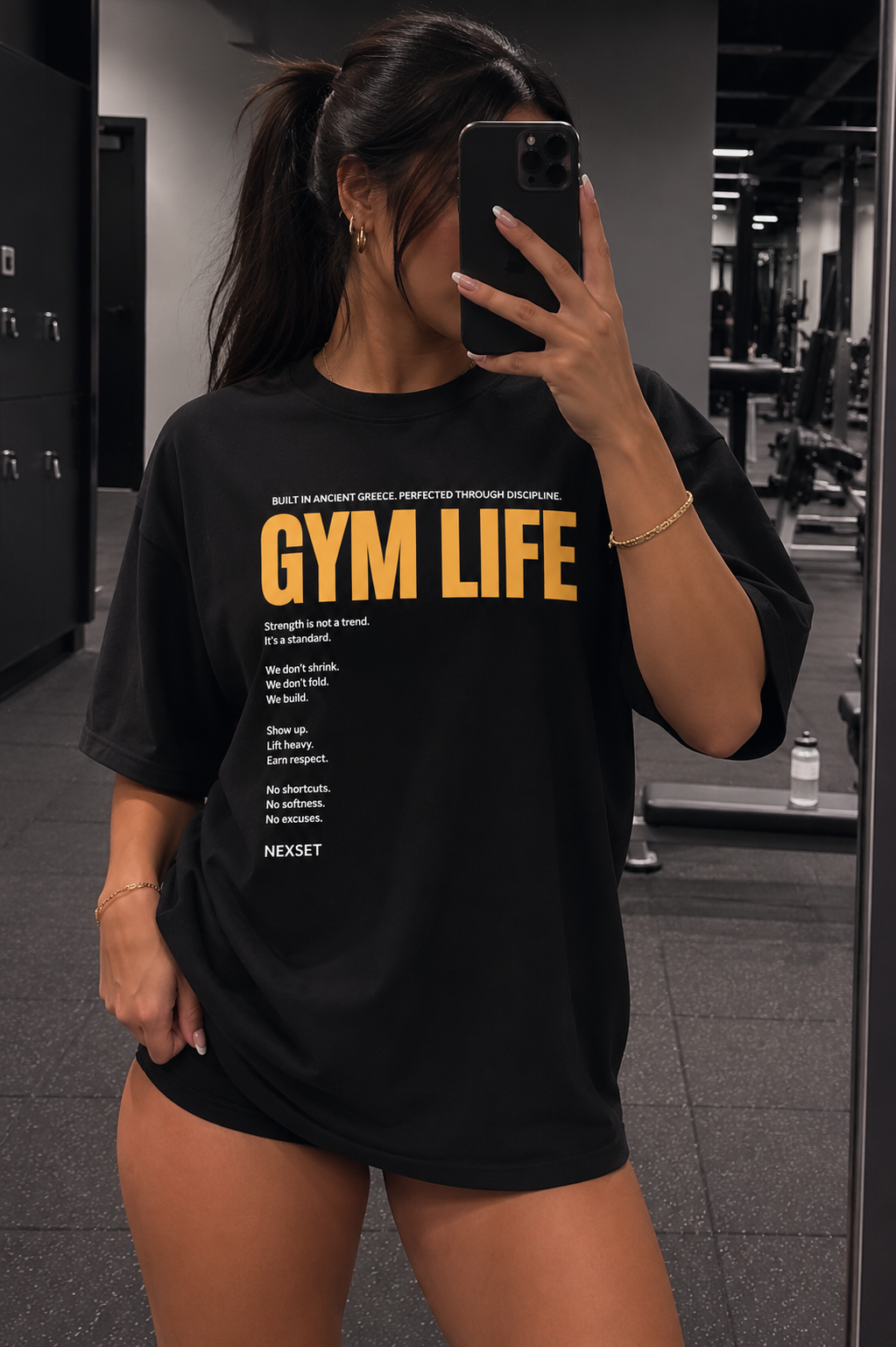 Gym Life Oversized Tee
