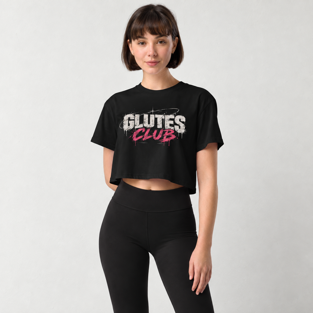 Glutes Club Crop Tee